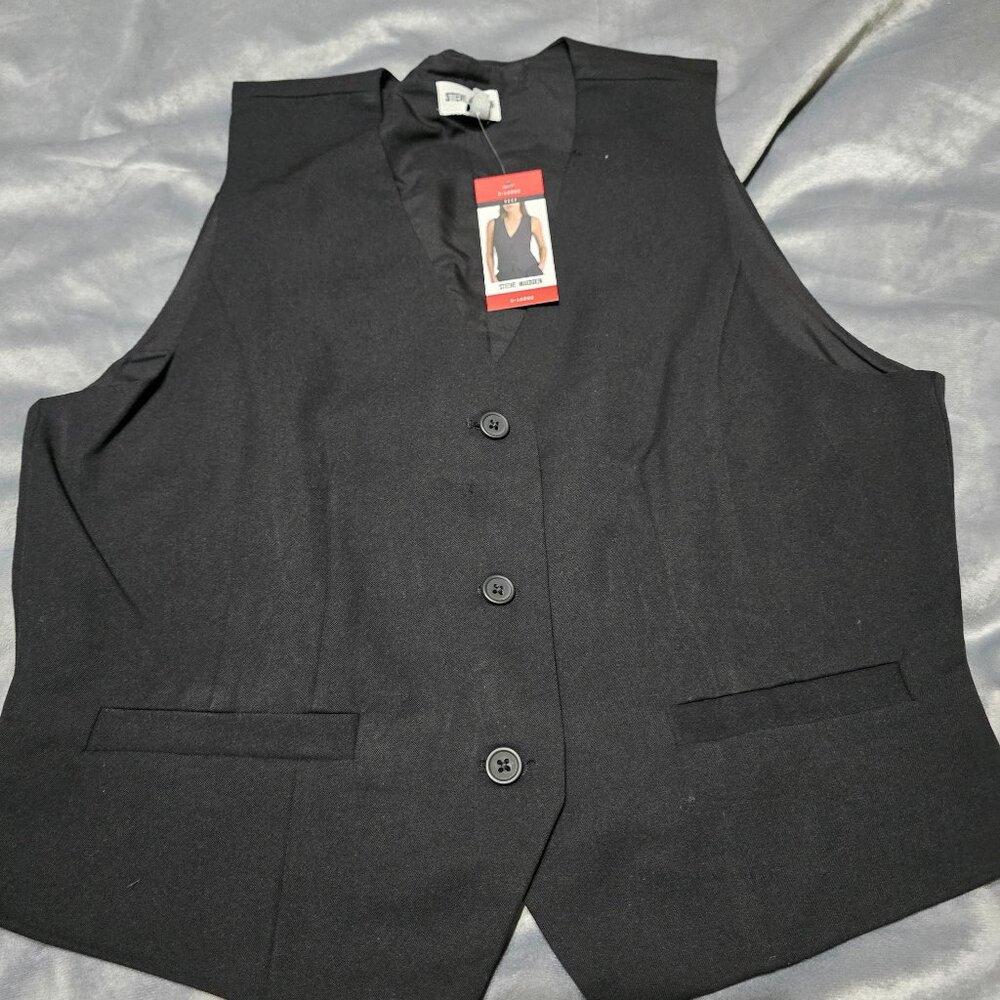Women's Black Steve Madden Vest - XL